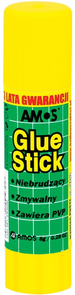 Klej biurowy Amos, w sztyfcie, 8g