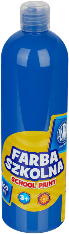 Farba plakatowa Astra, 500ml, ciemnoniebieski