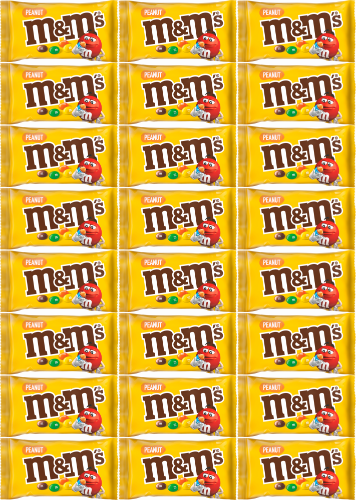 24x Cukierki M&M's Peanut, orzechowy, 45g