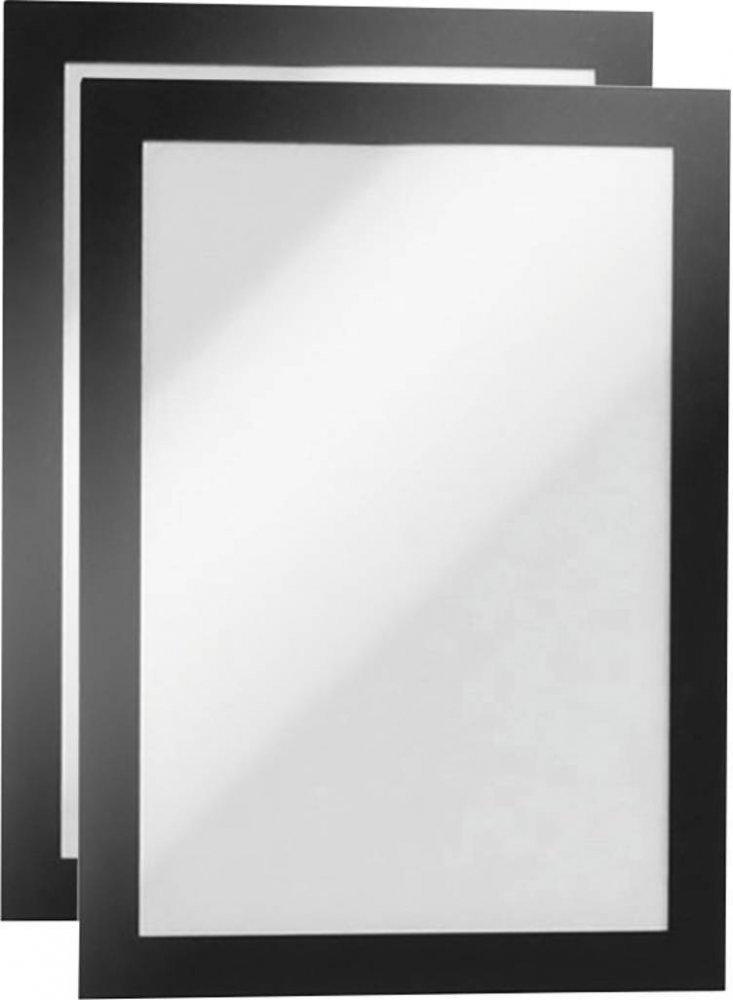 Ramka magnetyczna Durable Duraframe, samoprzylepna, A5, 2 sztuki, czarny