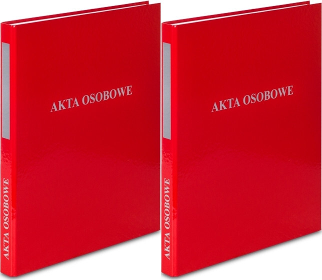 2x Segregator ringowy VauPe do akt osobowych, A4, 20mm, 2 ringi, bordowy