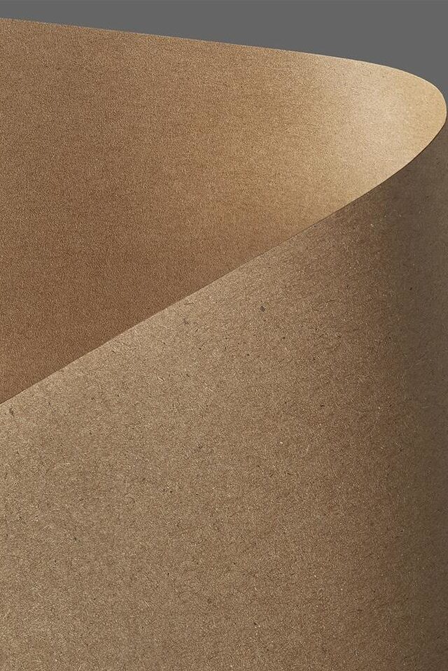 5x Karton ozdobny Galeria Papieru, Kraft, A4, 230g/m2, 20 arkuszy, ciemnobeżowy