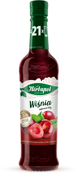 Syrop Herbapol wiśniowy, 420 ml
