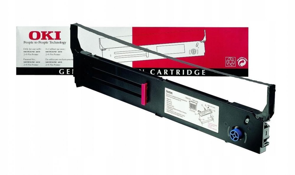 Kaseta Oki RIB-4410 (40629303), 15 mln znaków, black (czarny)