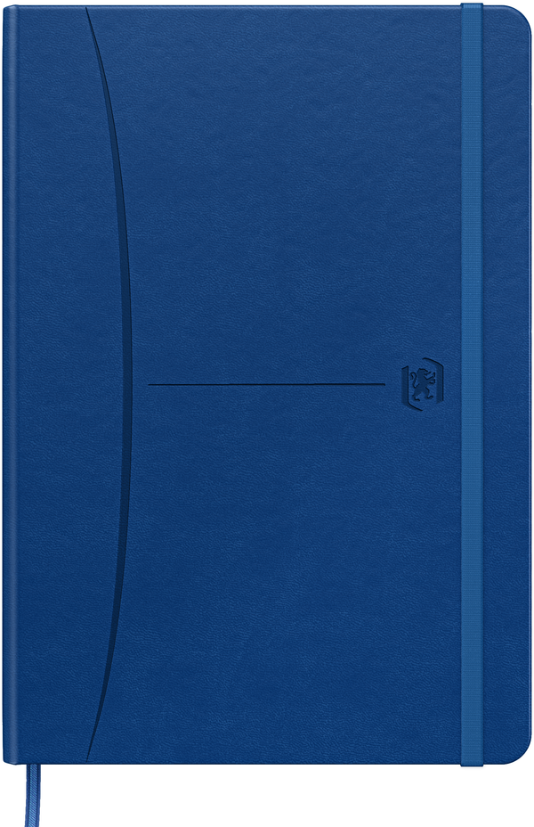Notatnik w kratkę Oxford Signature, z gumką, A5, twarda oprawa, 80 kartek, mix kolorów