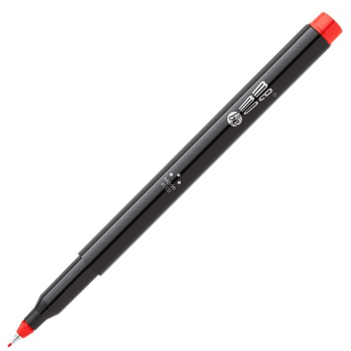 Marker permanentny MemoBe OHP MM250 S, okrągła, 0.3mm, czerwony