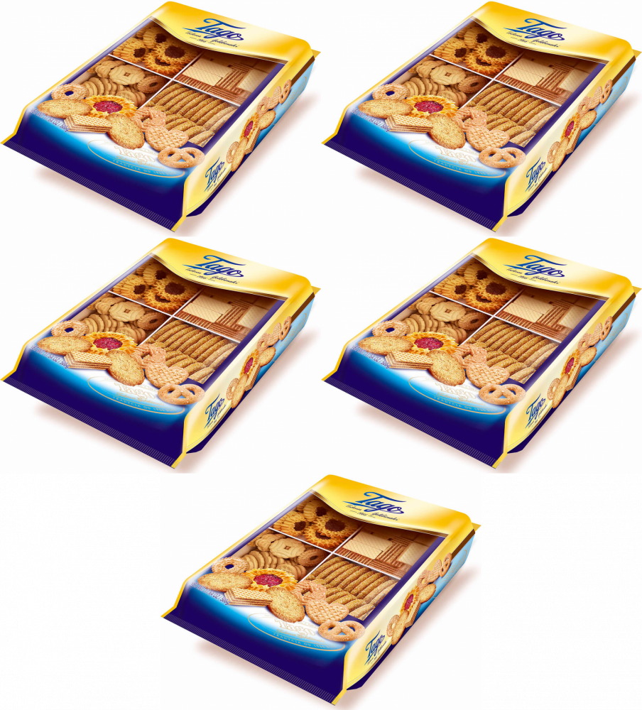 5x Ciastka Tago Mix Ciasteczkowy, 500g