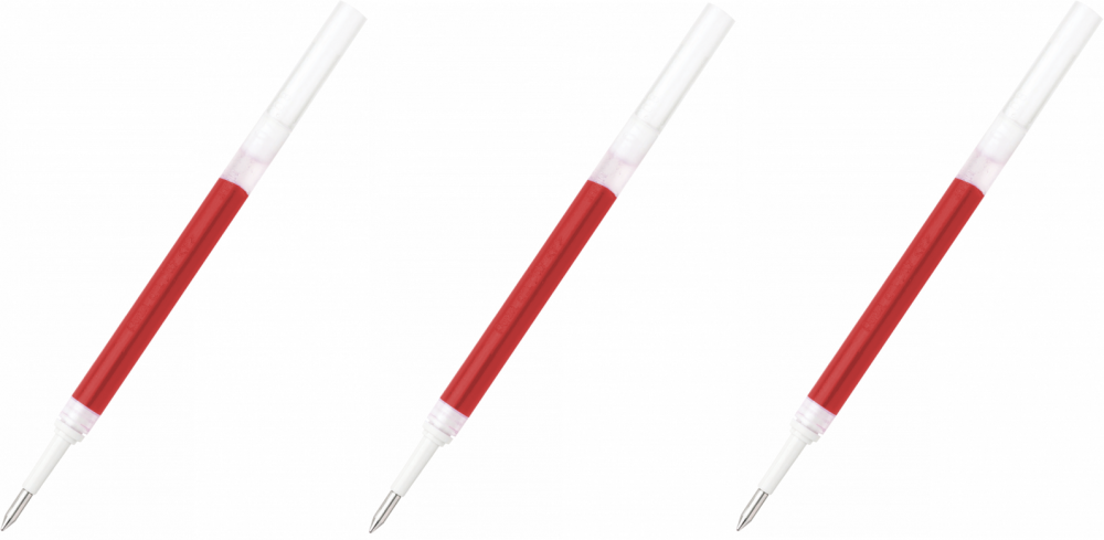 3x wkład wymienny Pentel EnerGel LR7, 0.7mm czerwony