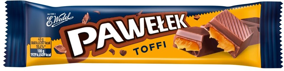 Baton Wedel Pawełek Toffi, 45g