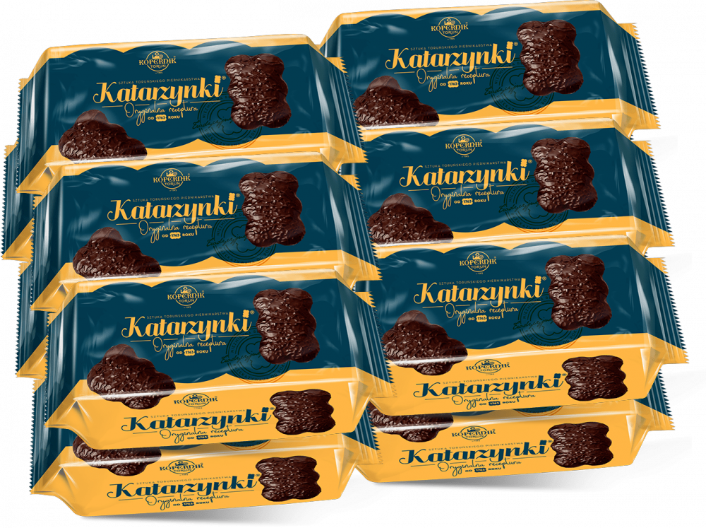 12x Pierniki Kopernik Katarzynki, korzenny w czekoladzie, 56g
