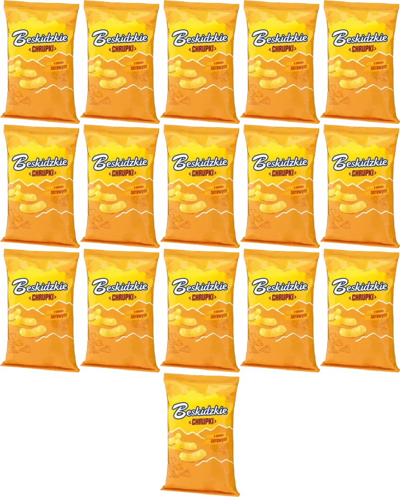 16x Chrupki Beskidzkie Aksam, serowy, 85g