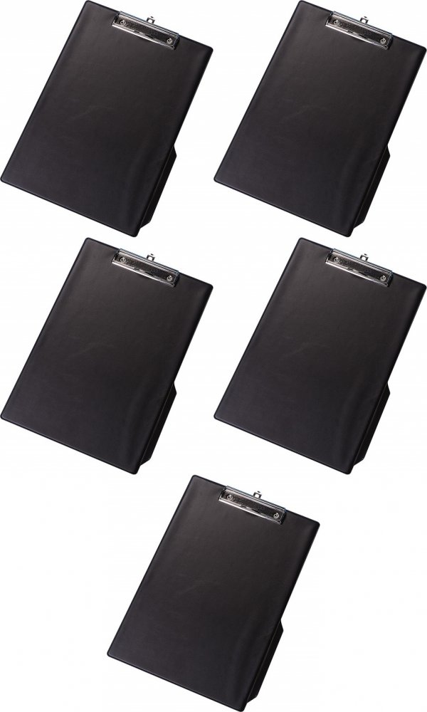 5x Clipboard Q-connect, A4, czarny