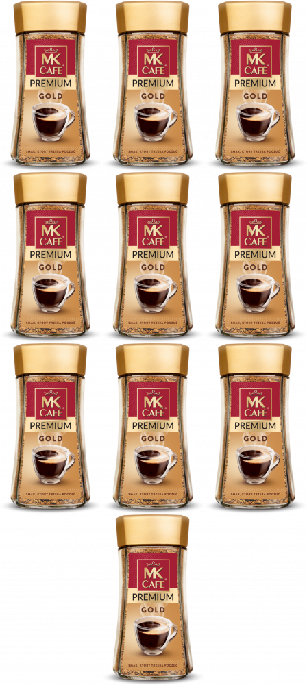 10x Kawa rozpuszczalna MK Cafe Gold, 175g