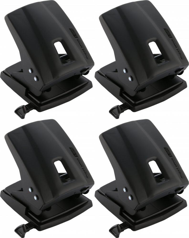 4x Dziurkacz Maped Essentials, do 45 kartek, czarny