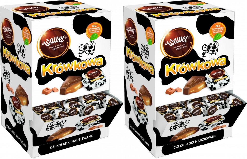 2x Cukierki Krówka Wawel, mleczny, 2.4kg
