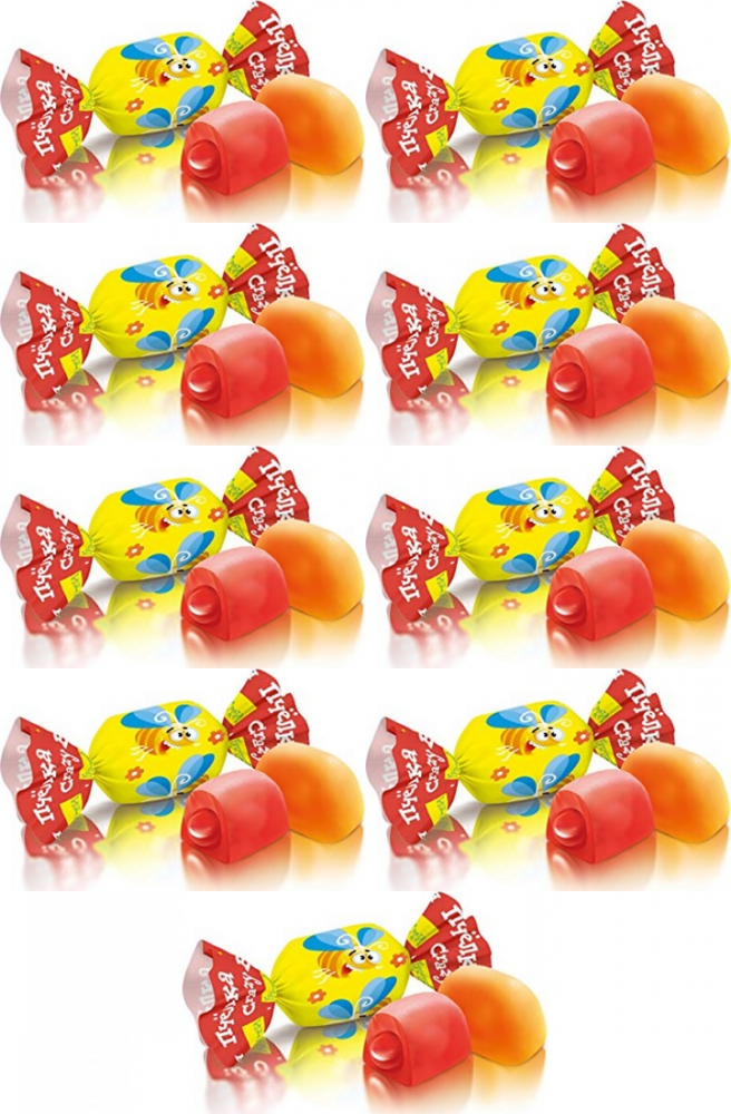 9x Galaretki Roshen Crazy Bee Fruity, owocowy, 1kg
