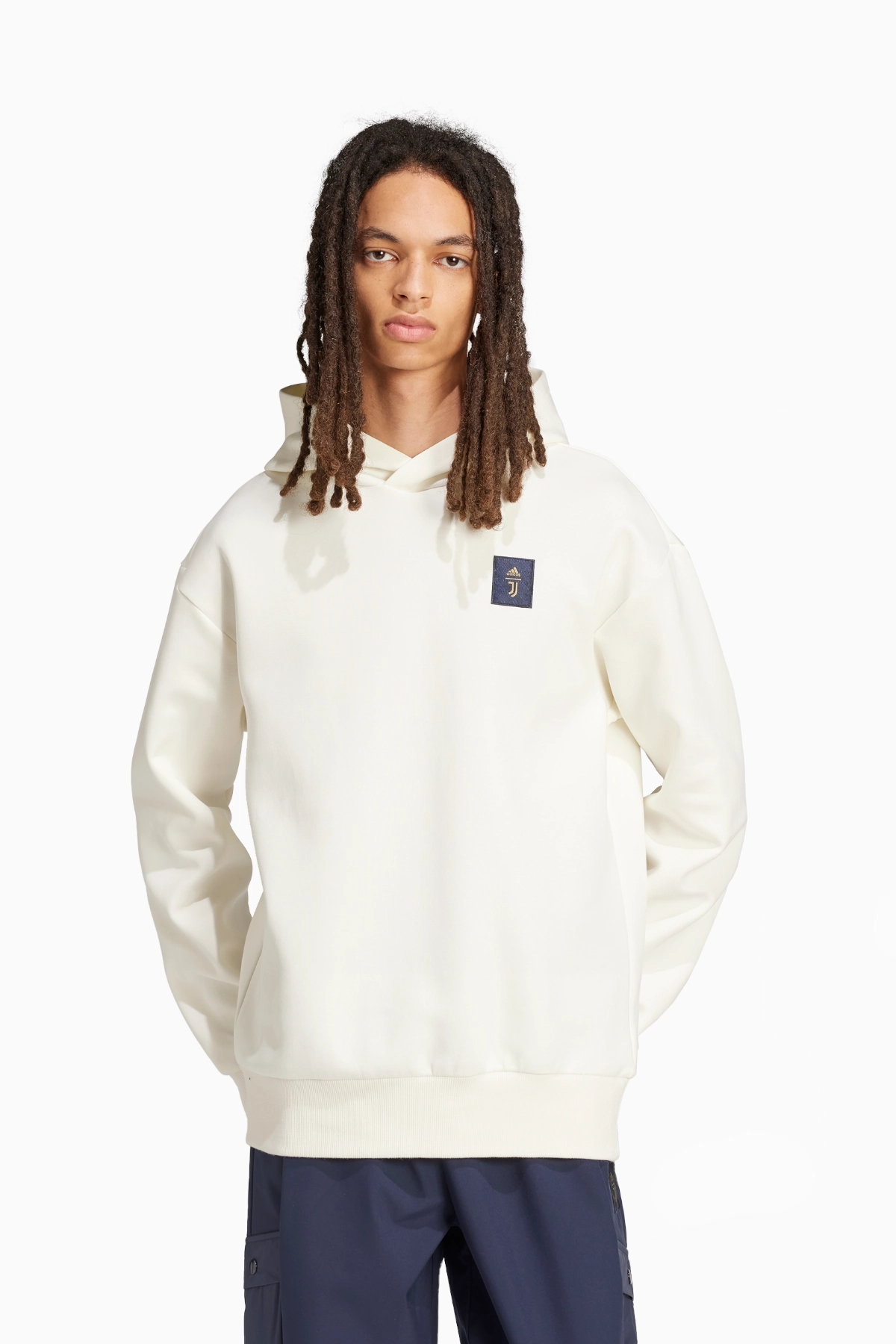 Bluza z kapturem adidas Juventus FC 24/25 Seasonal Doubleknit - Beżowy