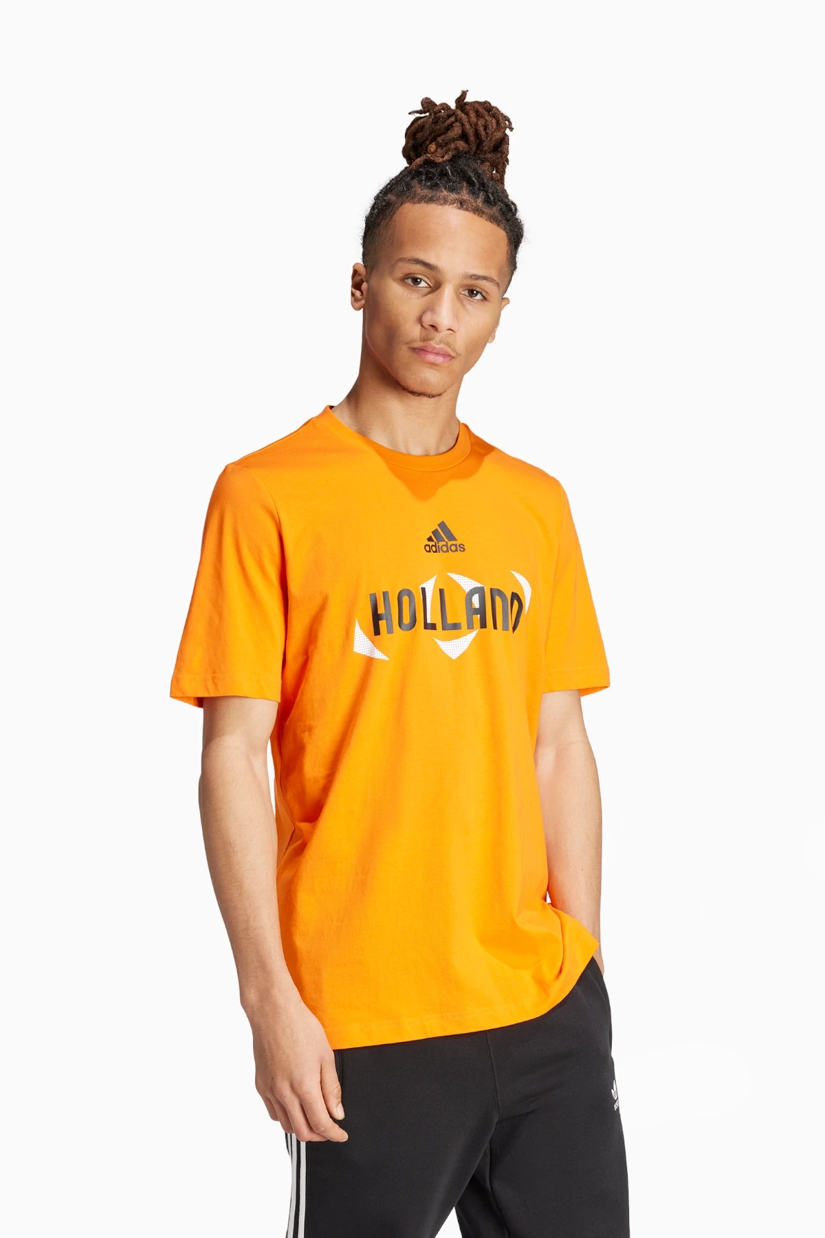 Koszulka Reprezentacji Holandii adidas Tee - Pomarańczowy