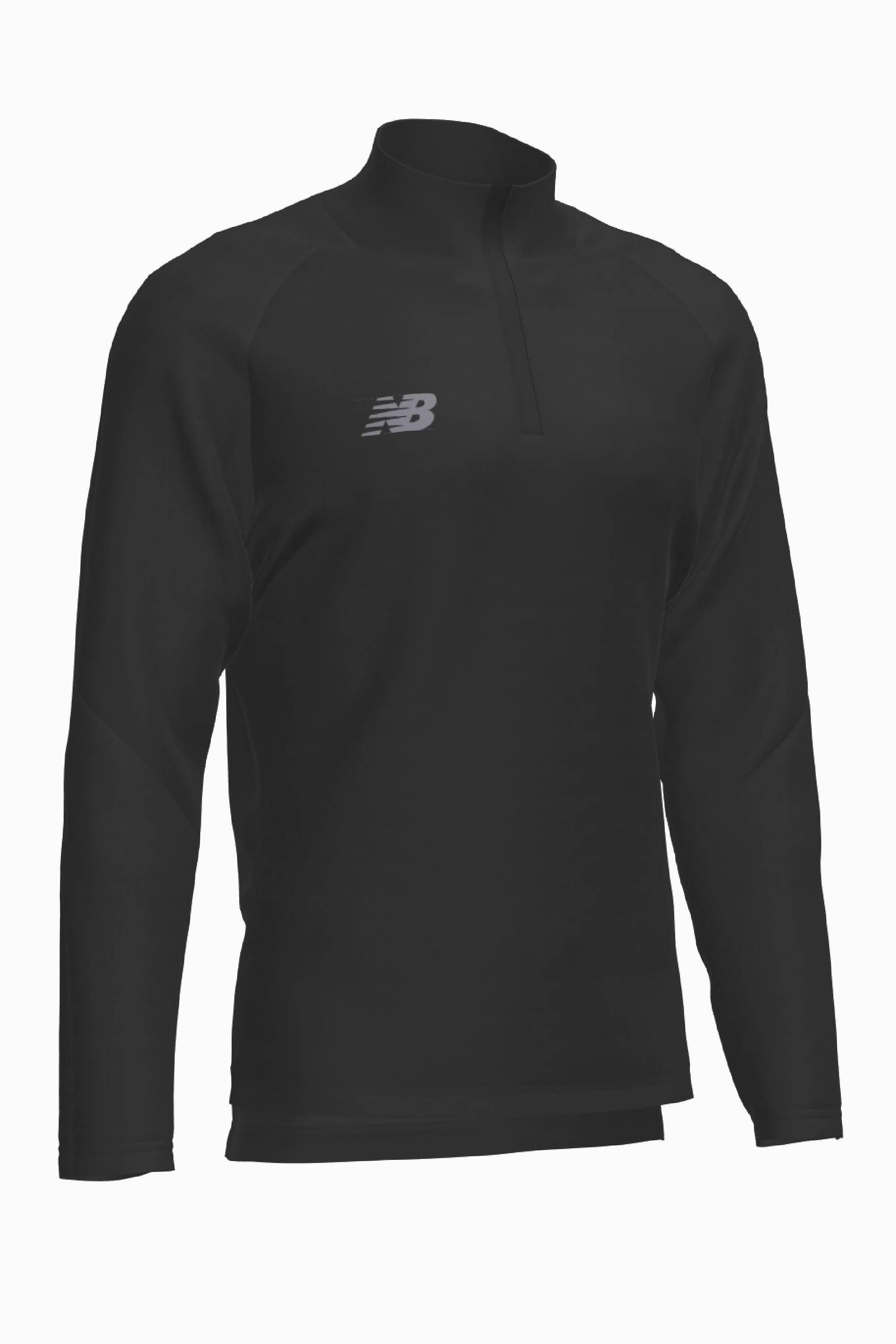 Bluza New Balance Teamwear Training 1/4 Zip Knitted - Czarny