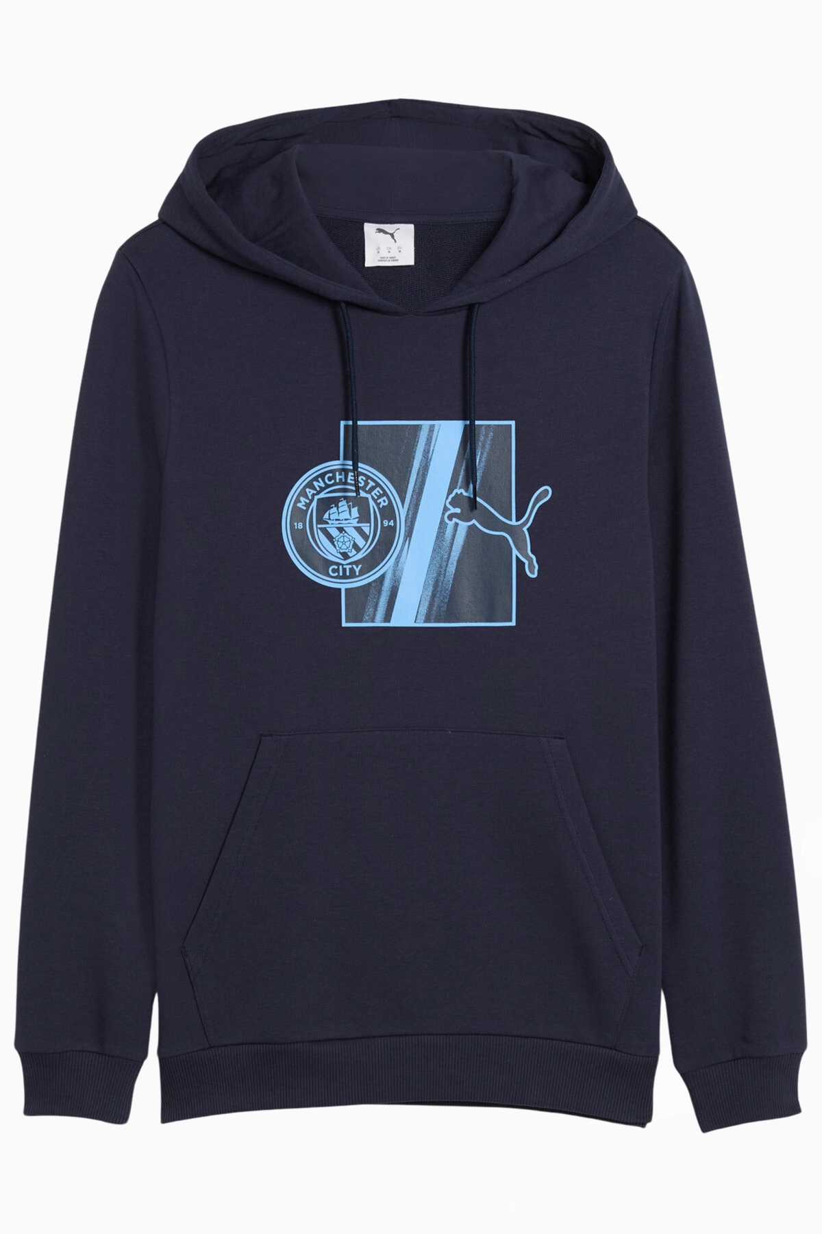 Bluza z kapturem Puma Manchester City 25/26 ftblCulture - Granatowy