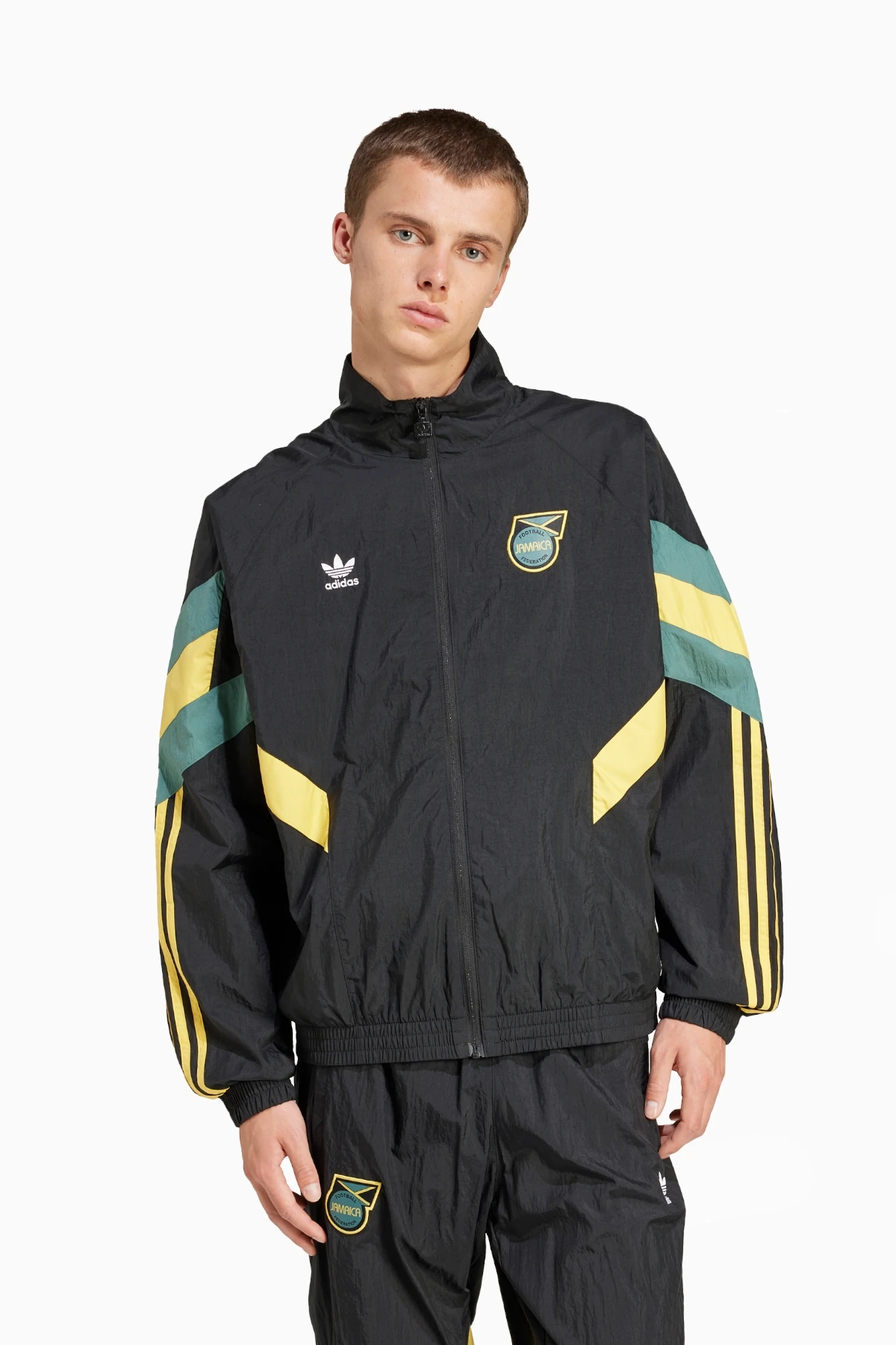 Bluza Reprezentacji Jamajki adidas 2024 Track - Czarny
