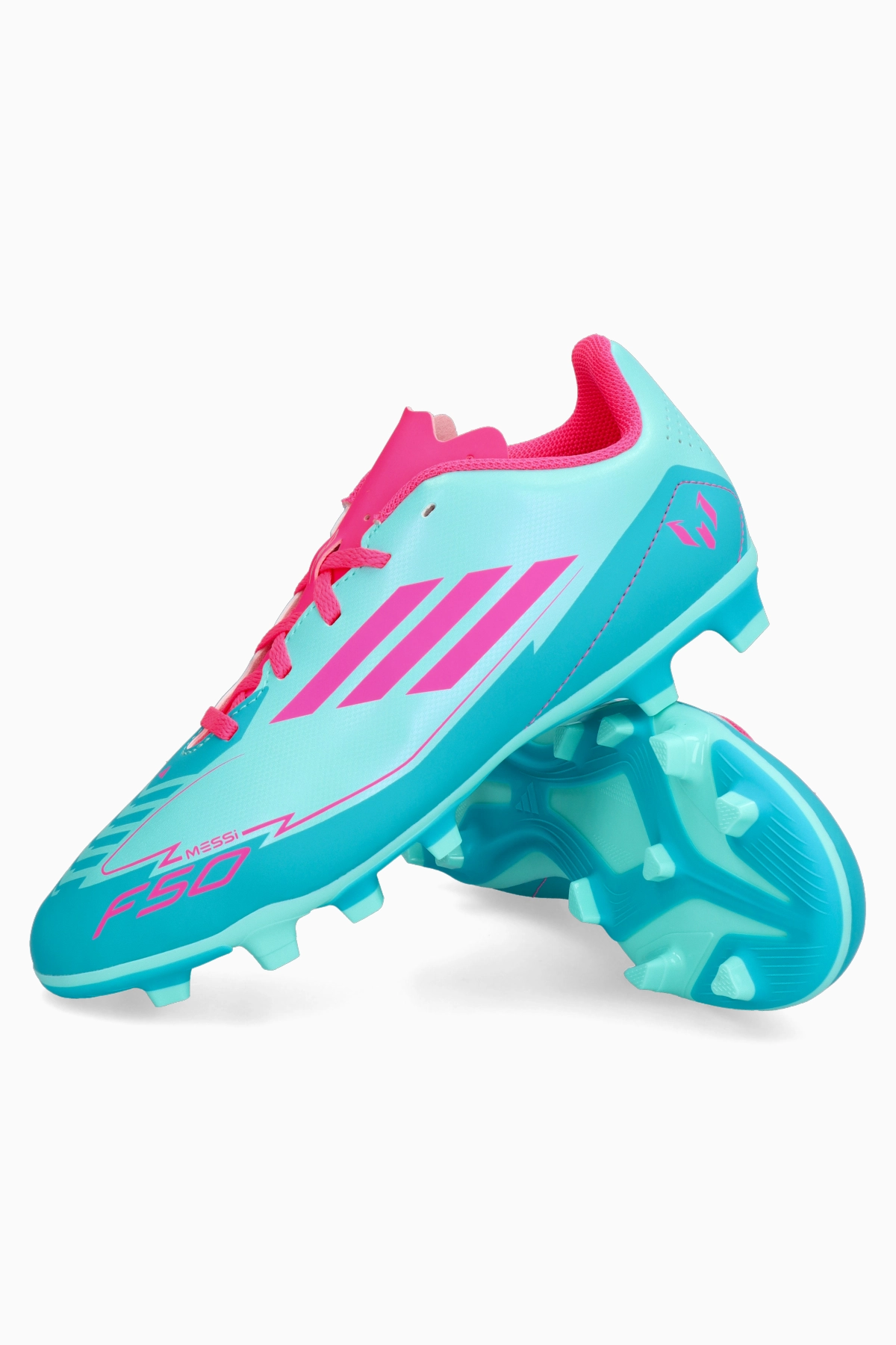 Korki adidas F50 Club Messi FG/MG Junior - Miętowy