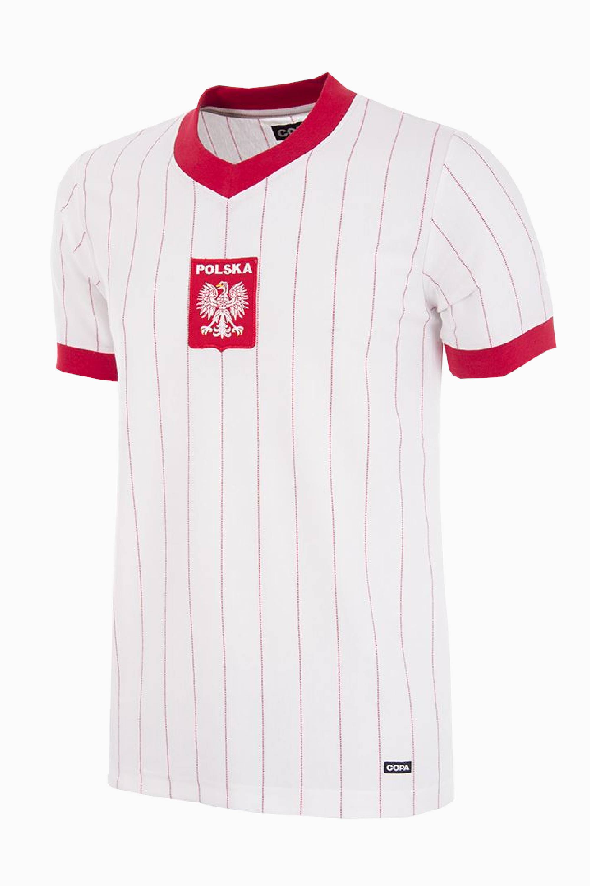 Koszulka Retro COPA Polska 1982 - Biały