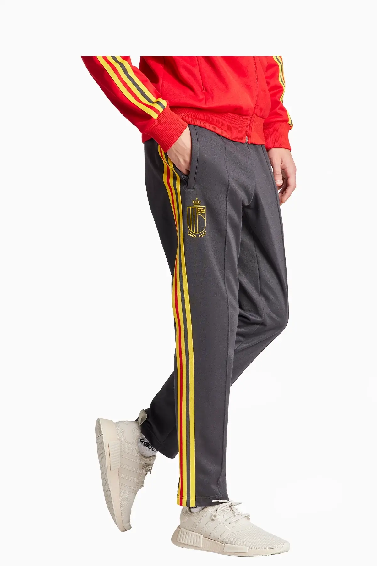 Spodnie Reprezentacji Belgii adidas Beckenbauer - Szary
