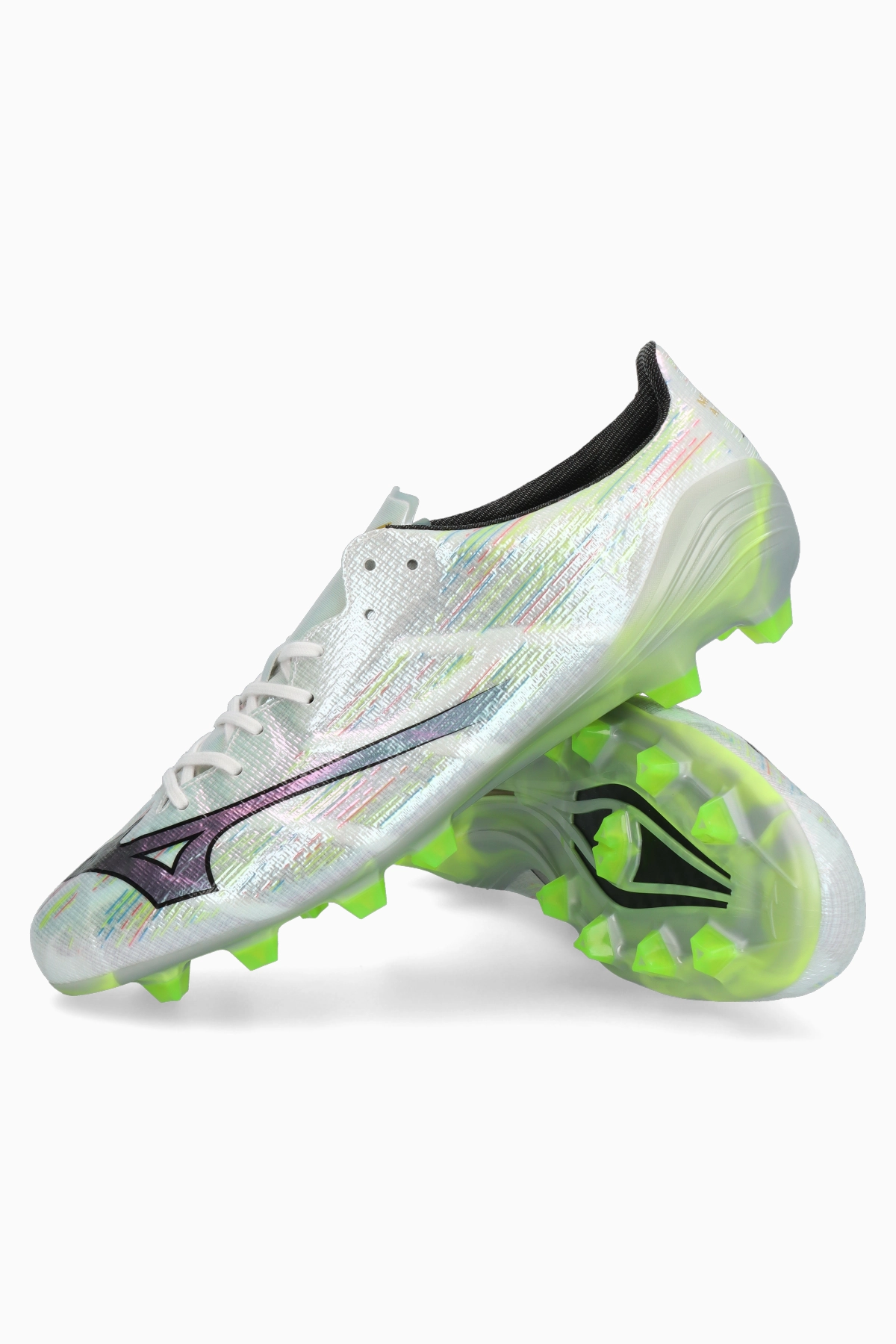 Korki Mizuno Alpha II Elite FG - Srebrny