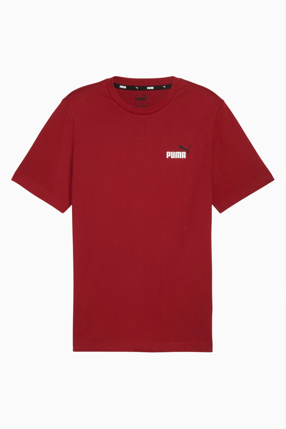 Koszulka Puma Essentials+ Small Logo Tee - Czerwony