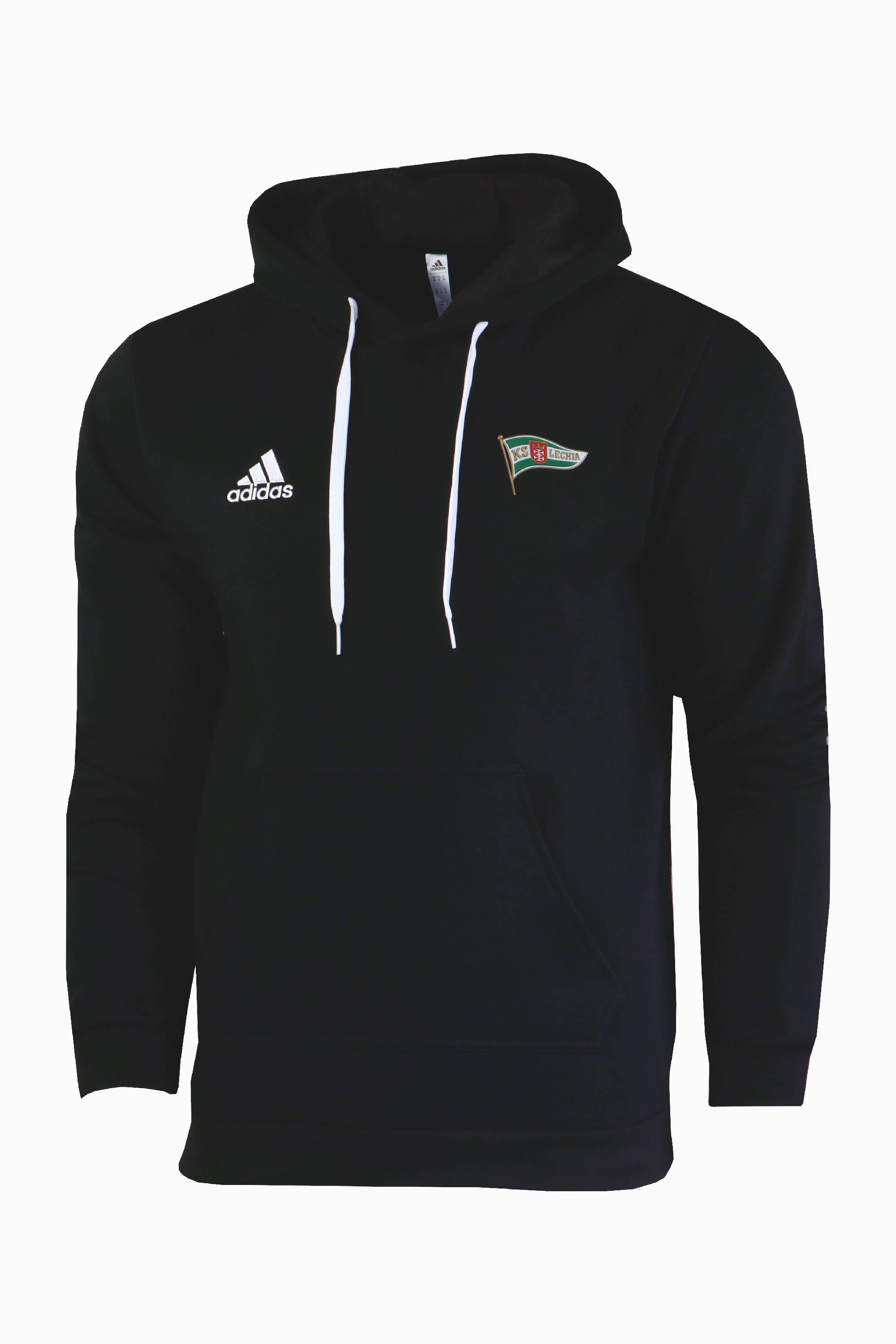 Bluza z kapturem adidas Lechia Gdańsk 22/23 Junior - Czarny