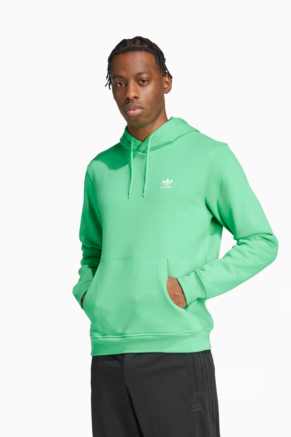 Bluza z kapturem adidas Trefoil Essentials - Zielony