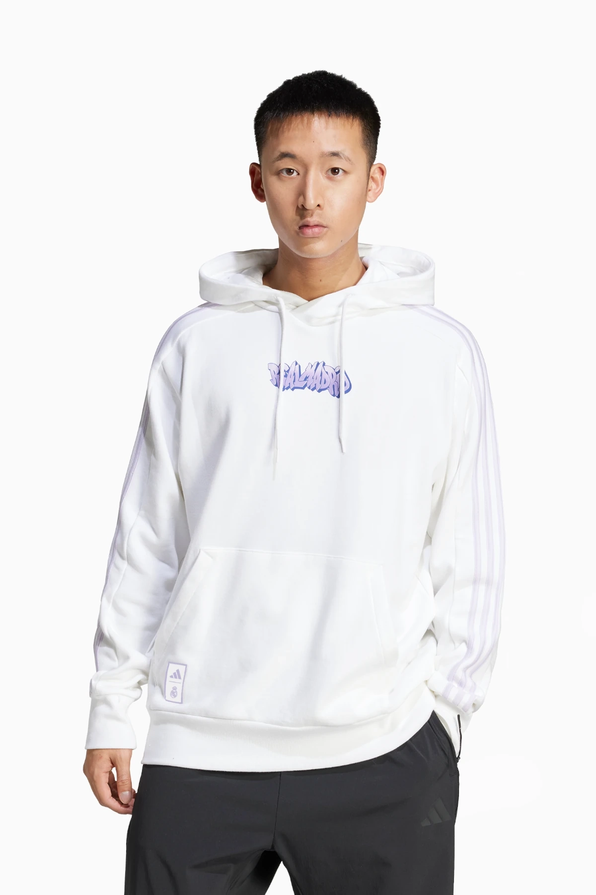 Bluza z kapturem adidas Real Madryt 24/25 DNA - Biały