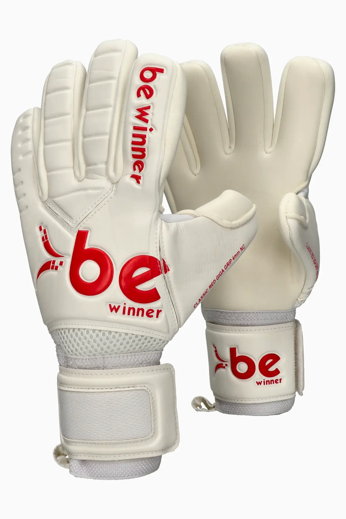 Rękawice Be Winner Classic Red Giga Grip NC - Biały