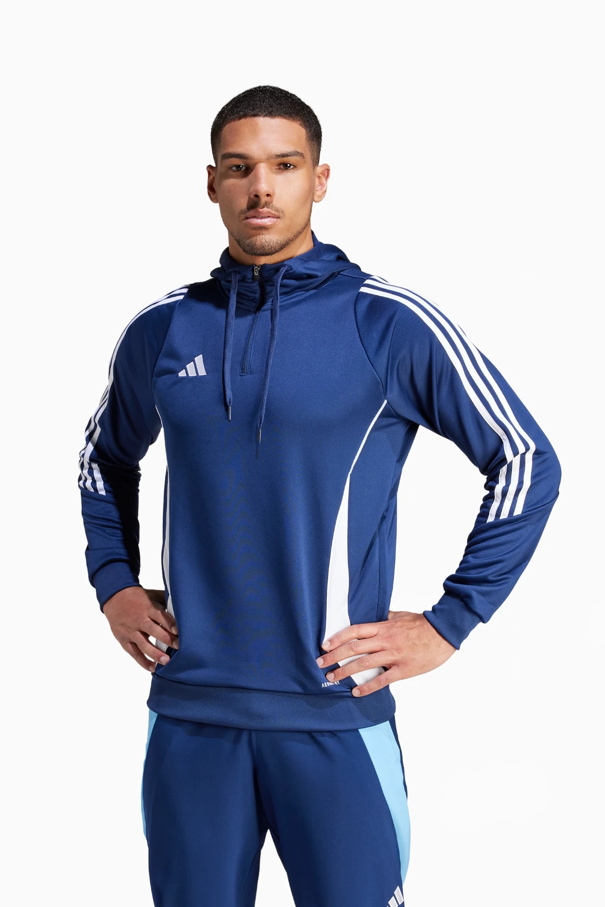 Bluza z kapturem adidas Tiro 24 Training - Granatowy