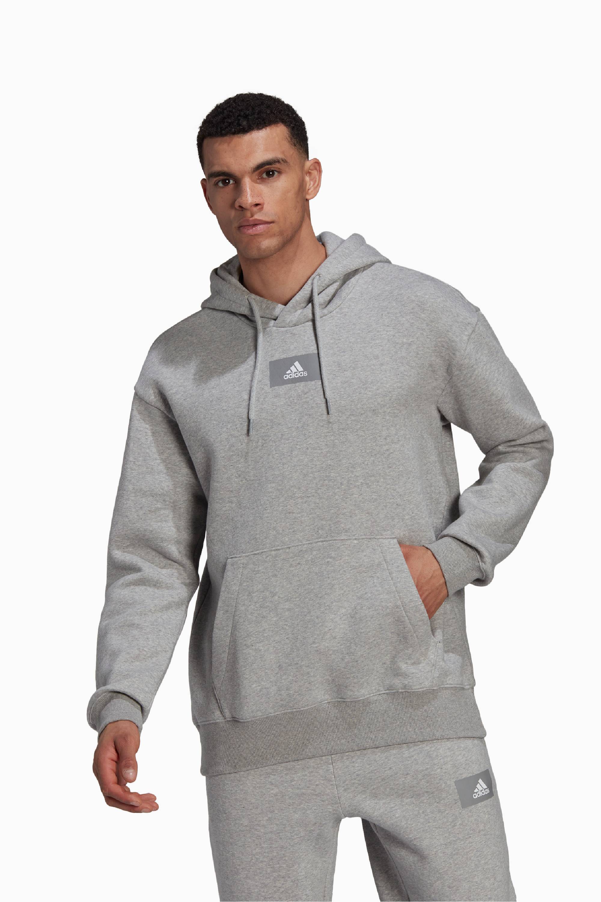 Bluza z kapturem adidas Essentials FeelVivid - Szary