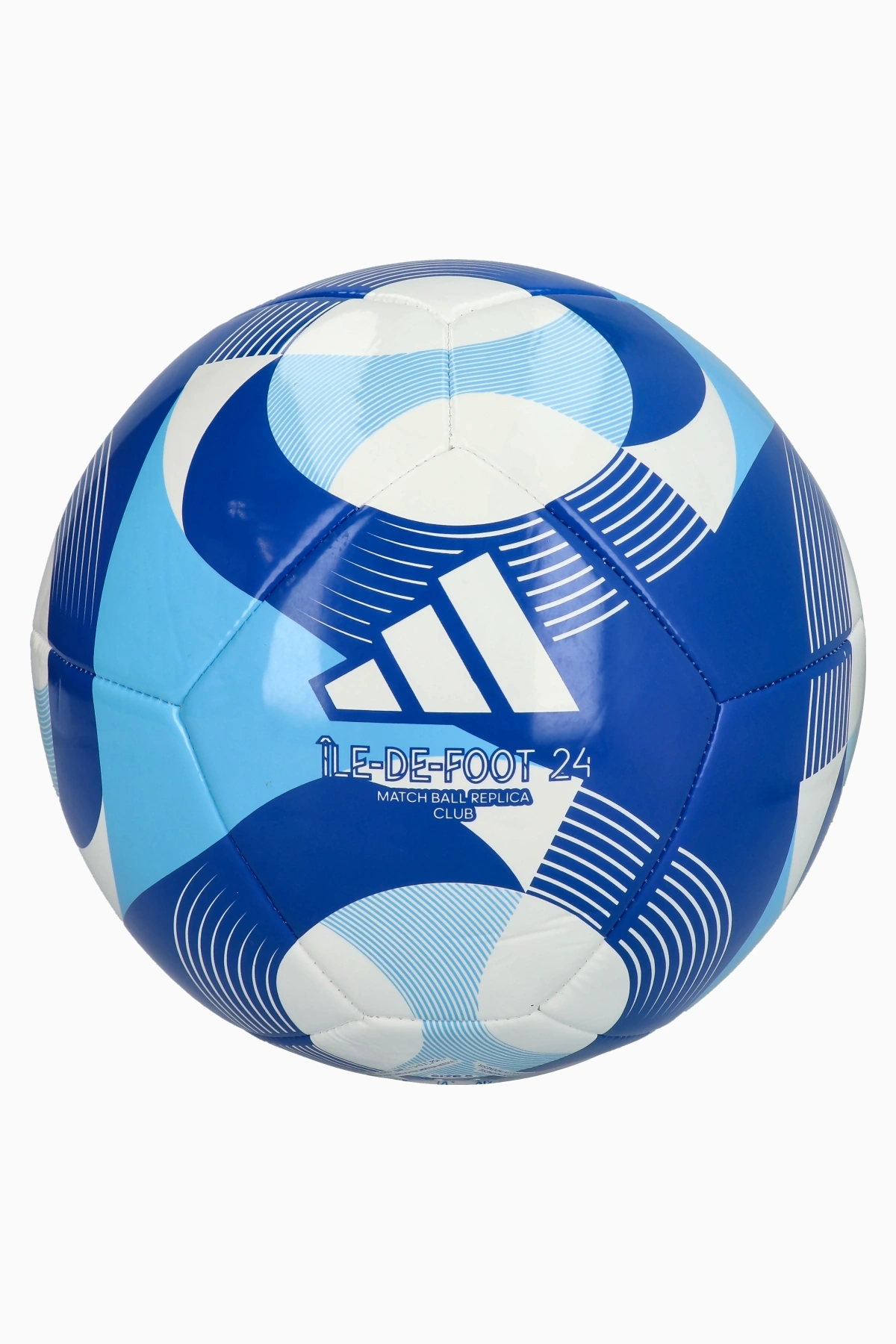 Piłka adidas Île-De-Foot 24 Club rozmiar 3 - Niebieski
