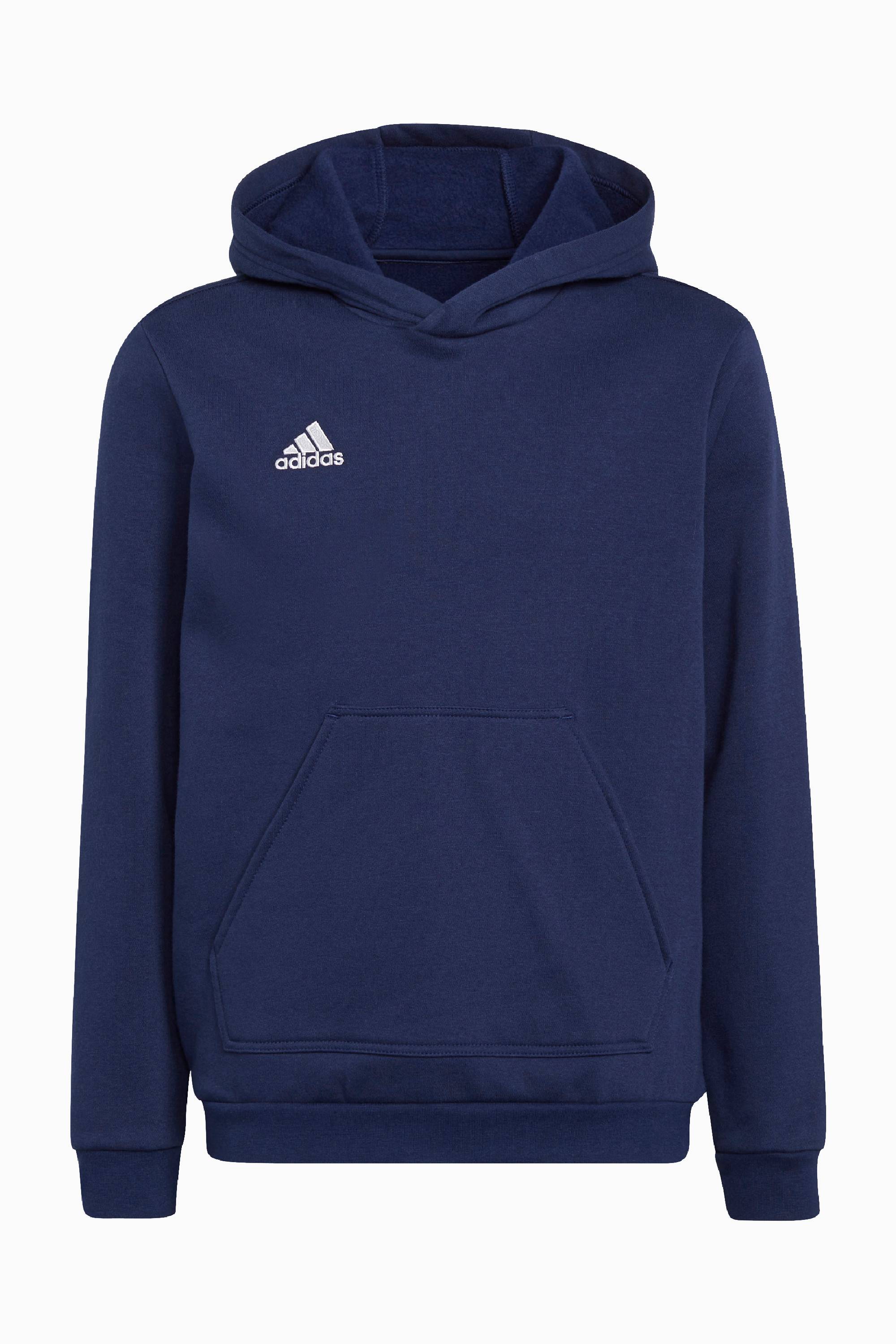 Bluza z kapturem adidas Entrada 22 Junior - Granatowy