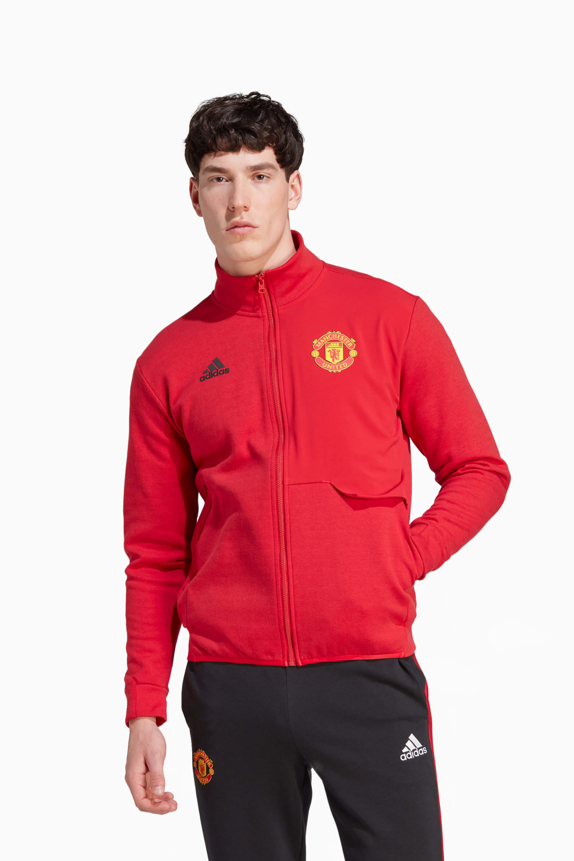Bluza adidas Manchester United 23/24 Anthem - Czerwony