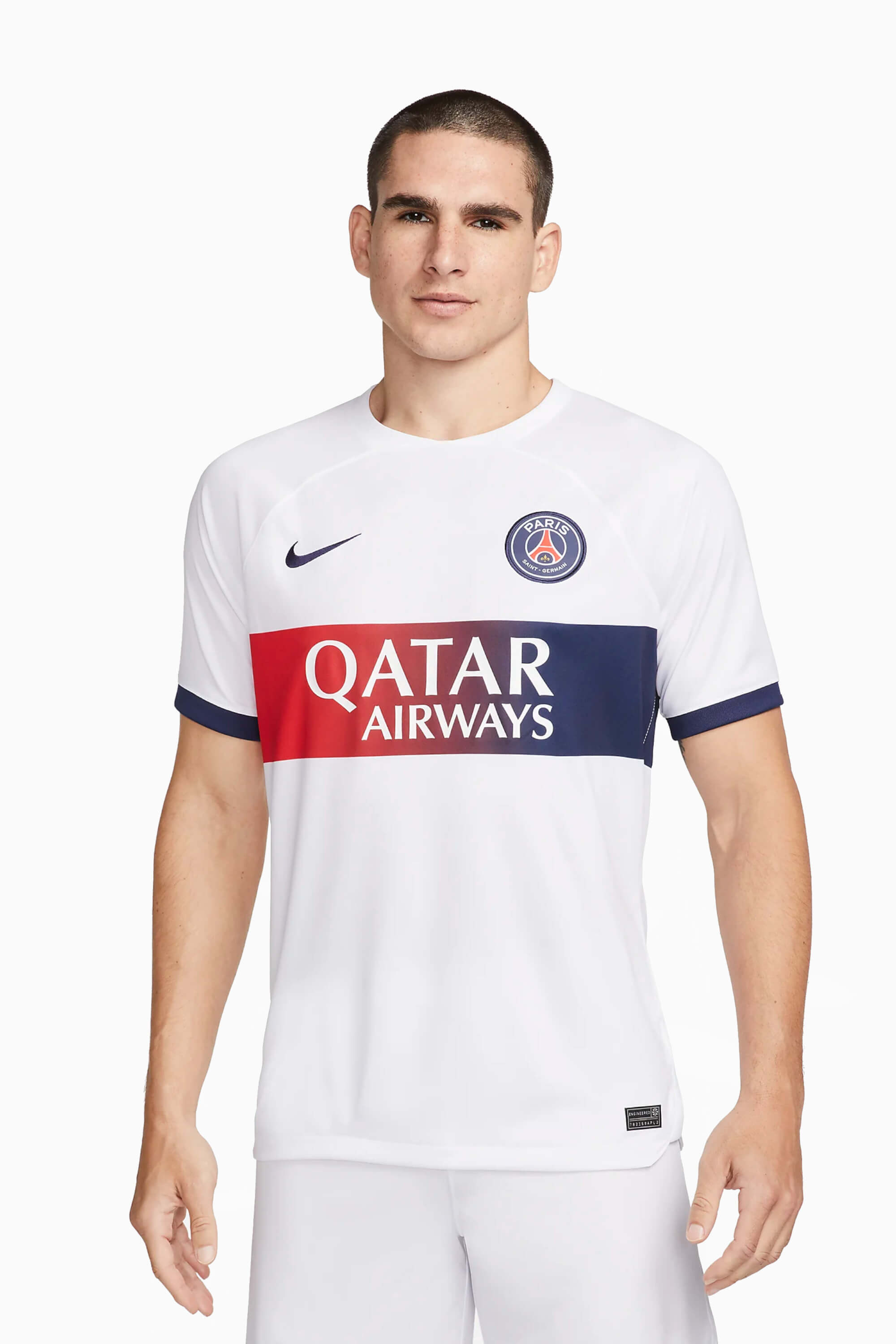 Koszulka Nike PSG 23/24 Wyjazdowa Stadium - Biały