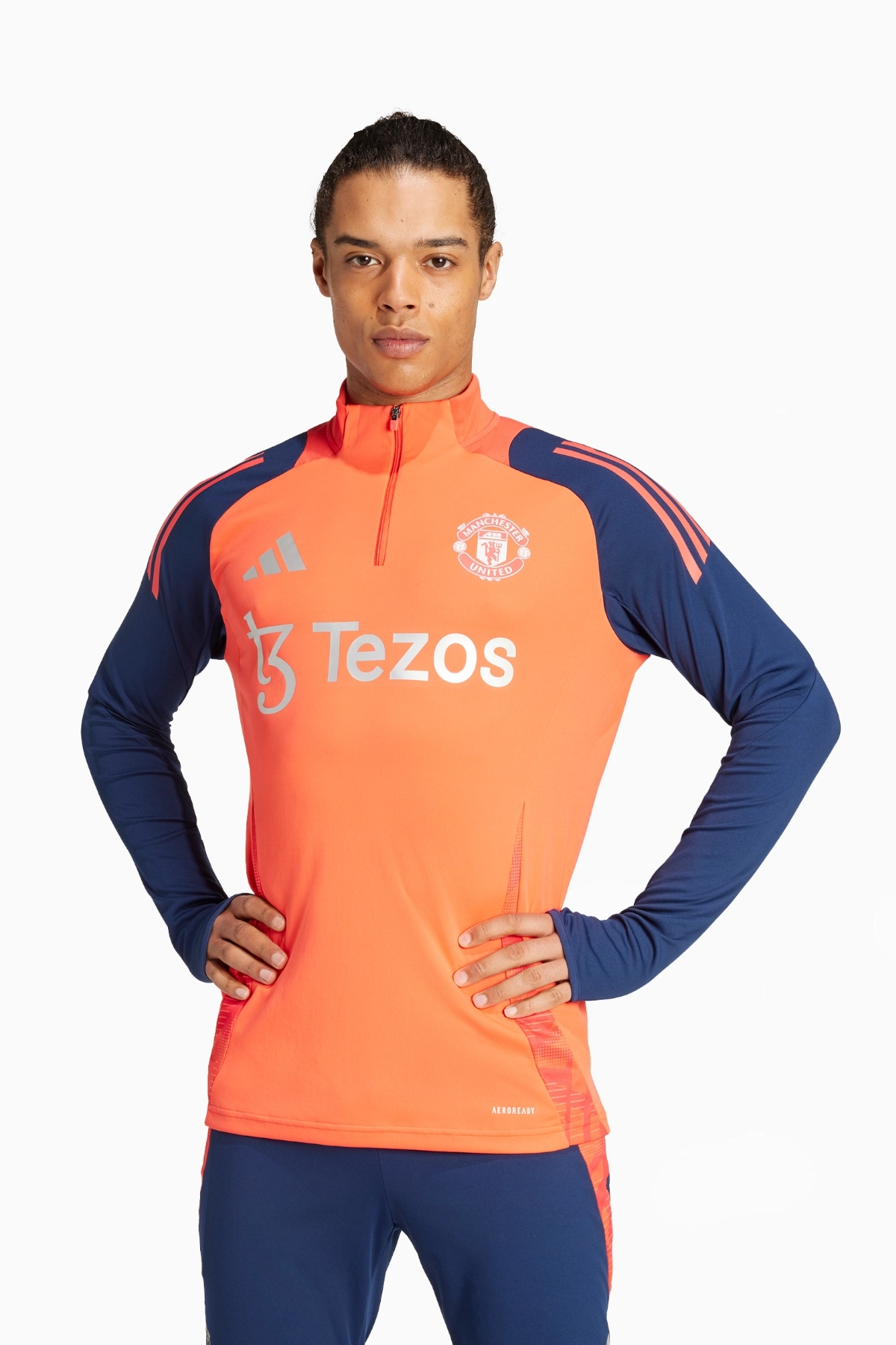 Bluza adidas Manchester United 24/25 Training Top - Pomarańczowy
