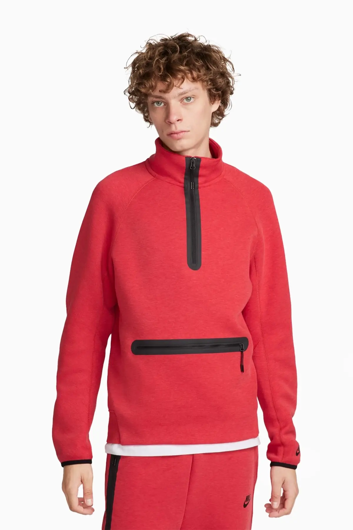 Bluza Nike Sportswear Tech Fleece - Czerwony