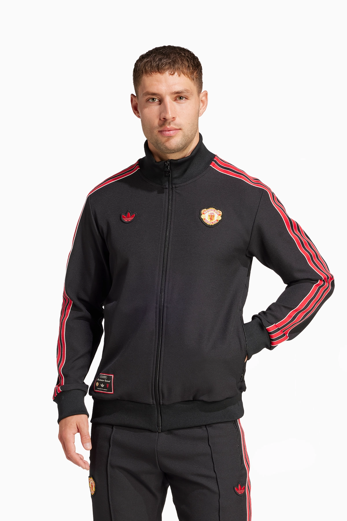 Bluza adidas Manchester United 24/25 Terrace Icons - Czarny