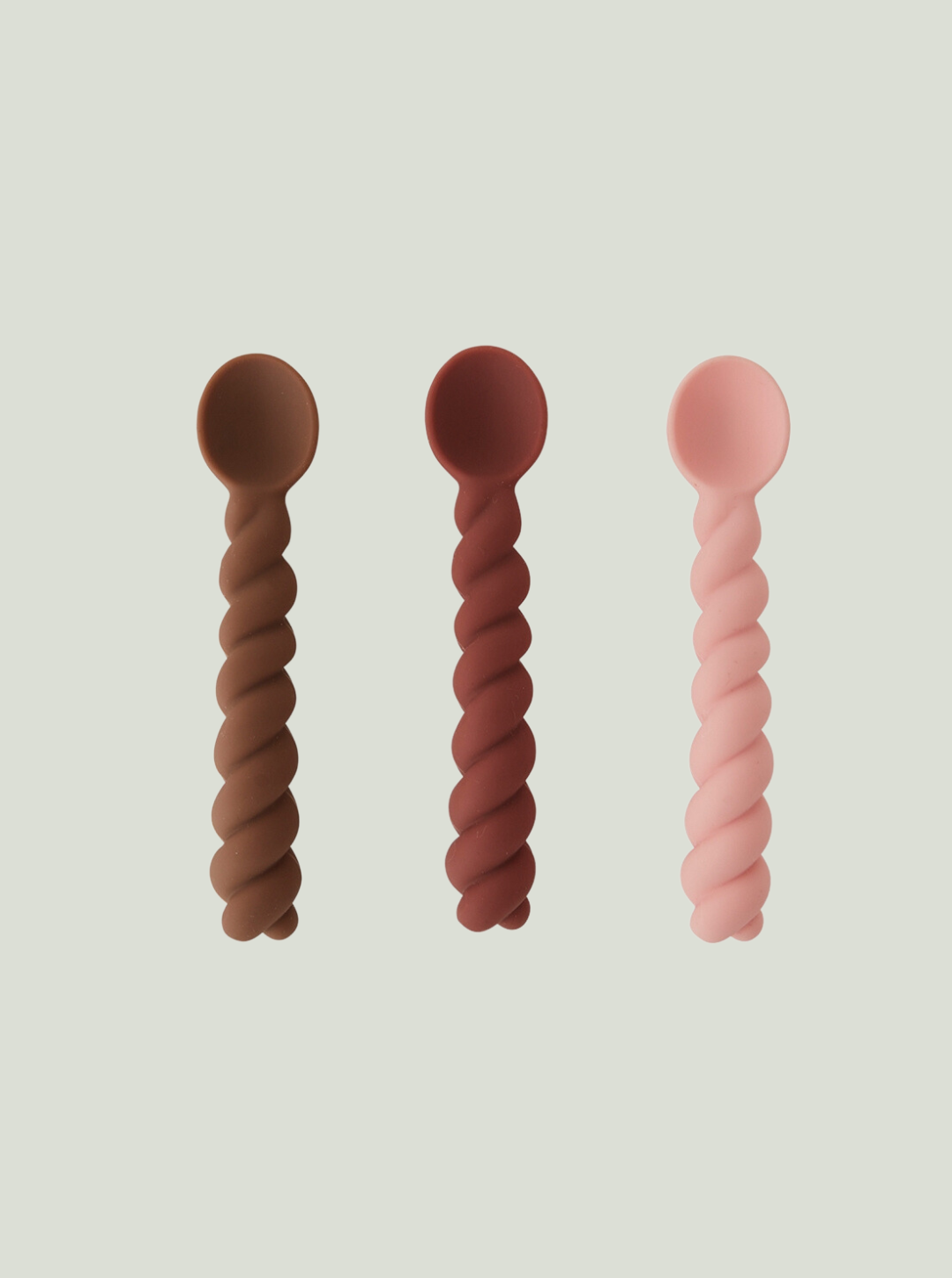 Zestaw łyżek Mellow Spoon Nutmeg - 3 sztuki OYOY