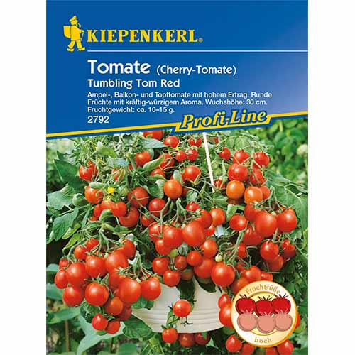 1 ob, Rajče cherry Tumbling Tom Red - : Monžstvo balíkov: 1 ob