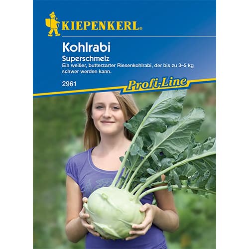 1 szt, Kohlrabi Superschmelz - Samen: Ilość w opakowaniu: 1 Stück