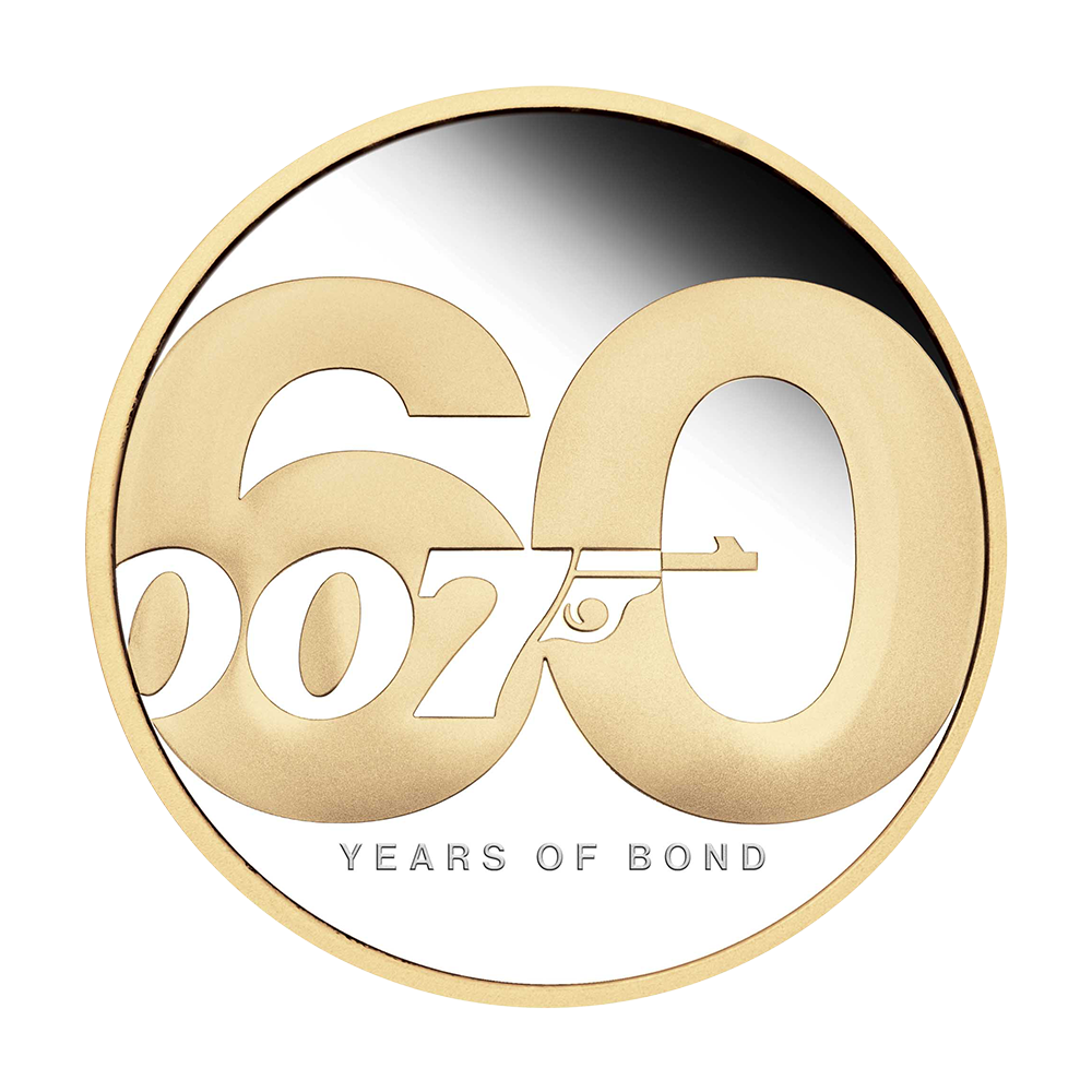 Srebrna moneta JAMES BOND 60 Rocznica 2020 2 uncje - wysyłka 24 h!