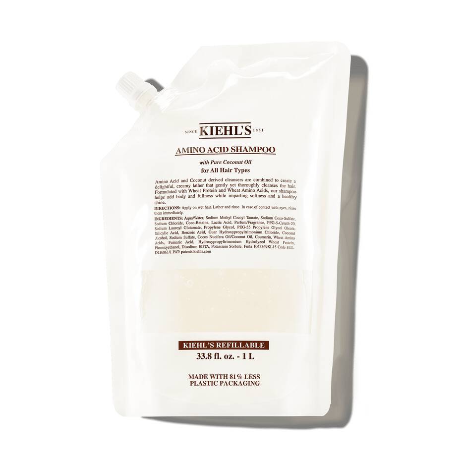 Kiehl's Amino Acid Shampoo - Szampon z aminokwasami 1 litr - Refill