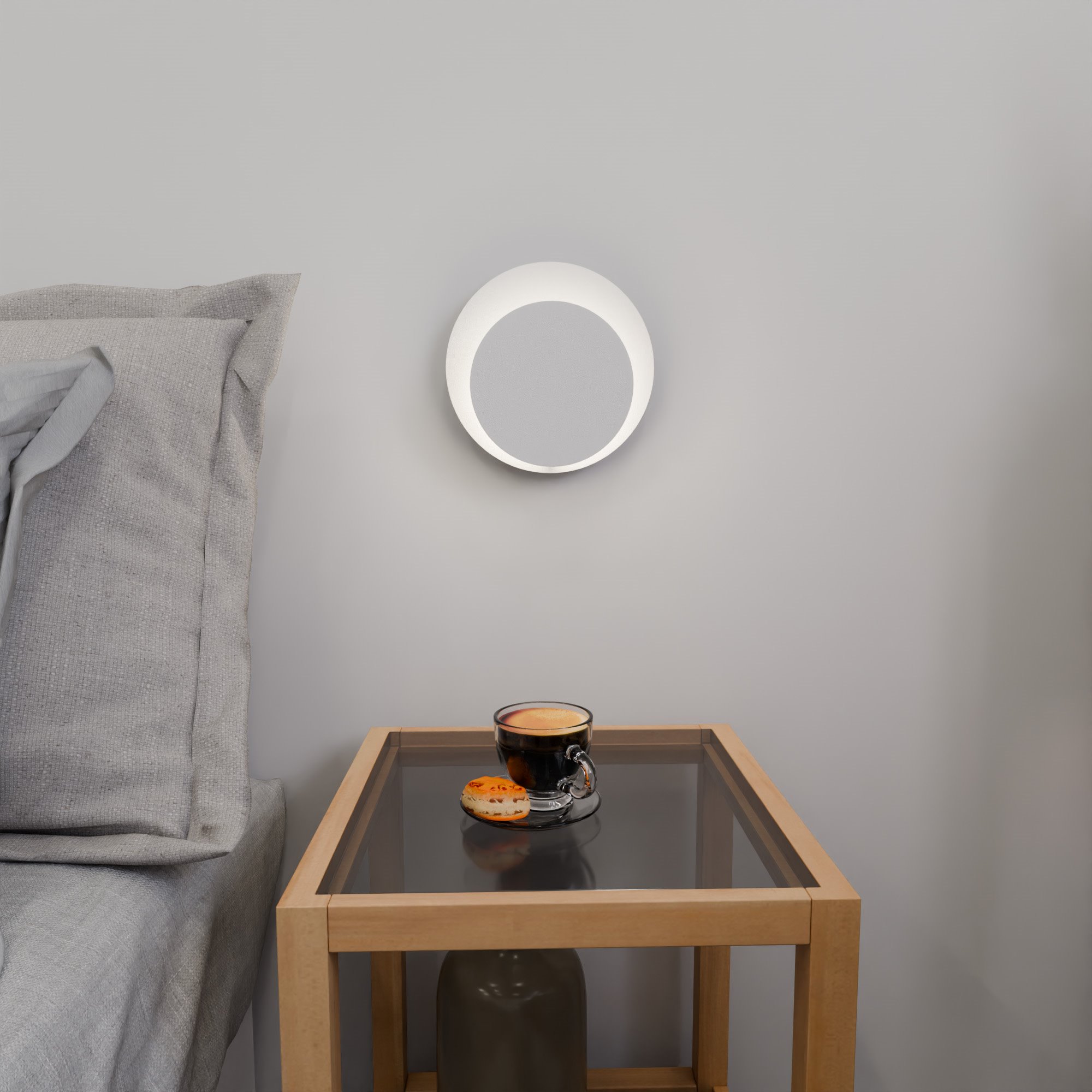 Emibig Circle kinkiet 1x8 W biały 972/1 - Wysyłka w 24h