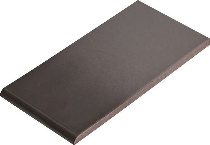 Cerrad Glazed płytka parapetowa 24,5x13,5 cm szara